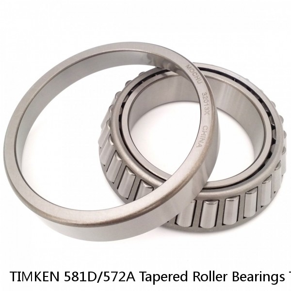 TIMKEN 581D/572A Tapered Roller Bearings Tapered Single Metric #1 image